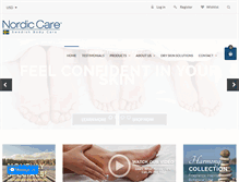 Tablet Screenshot of nordiccare.com